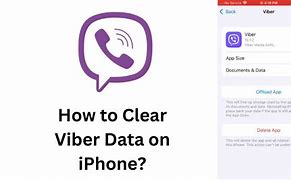 Image result for Viber Clear Data On iPhone