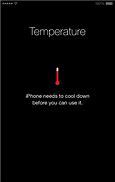 Image result for iPhone Too Hot Message