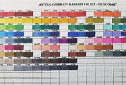 Image result for Alcohol Marker Blank Color Chart