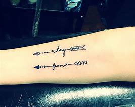 Image result for Arrow Kids Name Tattoos