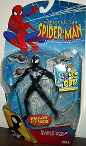 Image result for Black Spider Man Action Figure