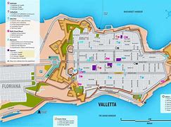 Image result for Valletta Malta Tourist Attractions Map