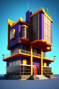 Image result for 3D Stylised Factory Model