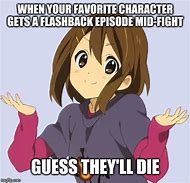 Image result for Anime Death Flag Meme
