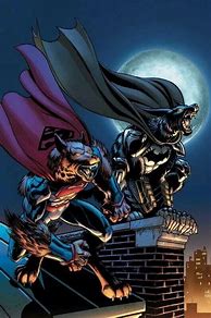 Image result for Werewolf Batman vs Man Bat