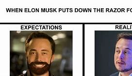 Image result for Elon Musk Hairline Meme