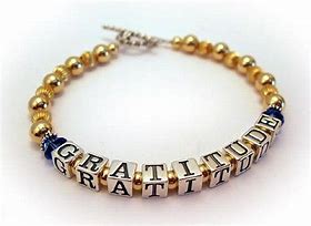 Image result for Gratitude Bead Bangle Bracelet