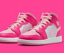Image result for Pink Air Jordans for Women