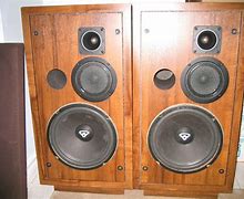 Image result for 80s Speakers Wooden