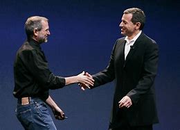 Image result for Bob Iger Steve Jobs
