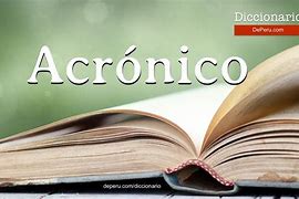 Image result for acr�nico