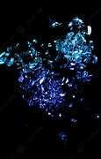 Image result for Broken Blue Crystal Glass