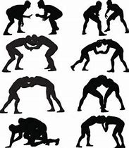 Image result for Wrestling Silhouette Clip Art