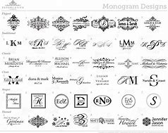 Image result for Custom Wedding Monogram Design