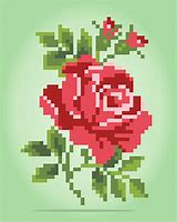 Image result for 8-Bit Rose