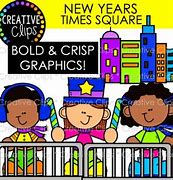 Image result for Times Square New Year Clip Art