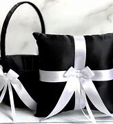 Image result for Black and White Wedding Basket