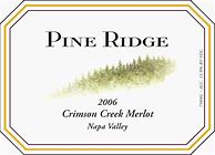 Image result for Pine Ridge Merlot Crimson Creek