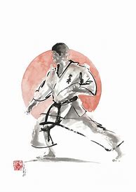Image result for Karate Painting