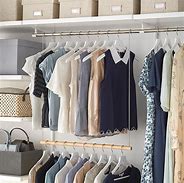 Image result for Image of Clothes Hanging On a Wardrobe