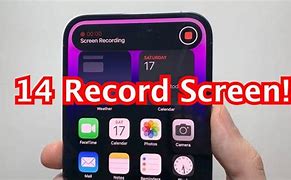 Image result for Where Is Record Button On iPhone 14