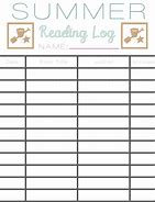 Image result for The Read Aloud Room Summer Reading Chart
