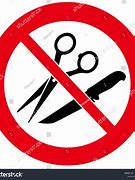 Image result for Safety Sign No Sharp Objects