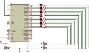 Image result for AT89S52 Pin Diagram
