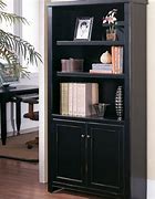 Image result for Black Short Bookcase