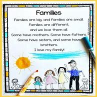Image result for Preschool Family Poem