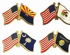 Image result for Double US Flag Pins