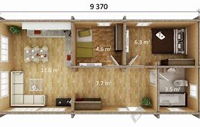 Image result for 36 Square Meter Floor Plan