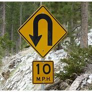 Image result for Bend Road Sign