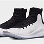 Image result for Curry 4 Black and White Size 8