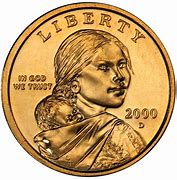 Image result for Rare 2000 Sacagawea Dollar Coin