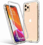 Image result for iPhone 11 Pro Max Moveable Clear Glitter Case