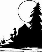 Image result for Camping Clip Art Free Black and White