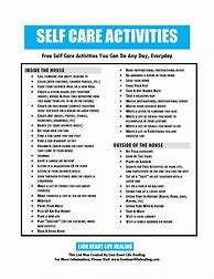 Image result for Printable Self-Care Worksheets