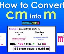 Image result for How to Convert Centimeters to Meters