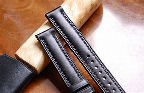 Image result for Black Leather Watch Strap