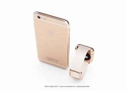 Image result for Rose Gold iPhone with Black Case