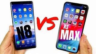 Image result for Samsung Note 8 vs iPhone X