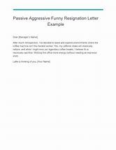 Image result for Passive Aggressive Resignation Letter Examples