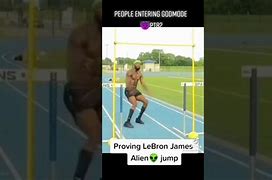 Image result for LeBron James Alien Jump