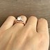 Image result for Rose Gold Wedding Ring Sets