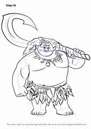 Image result for Disney Moana Drawing Maui