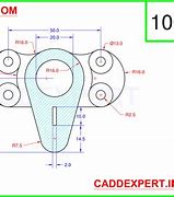 Image result for 2D CAD Drawings for Practice