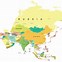 Image result for World Globe Map Asia