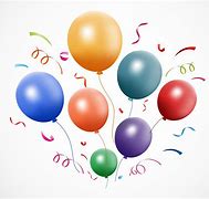 Image result for Birthday Balloons and Confetti