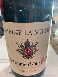 Image result for Milliere Chateauneuf Pape Vieilles Vignes